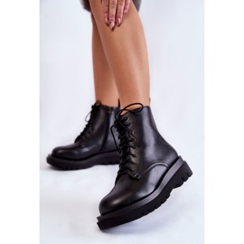 PS1 Cizme Leroy Negre De Damă Cu Fermoar negru 2 PS1 Cizme Leroy Negre De Damă Cu Fermoar negru 2