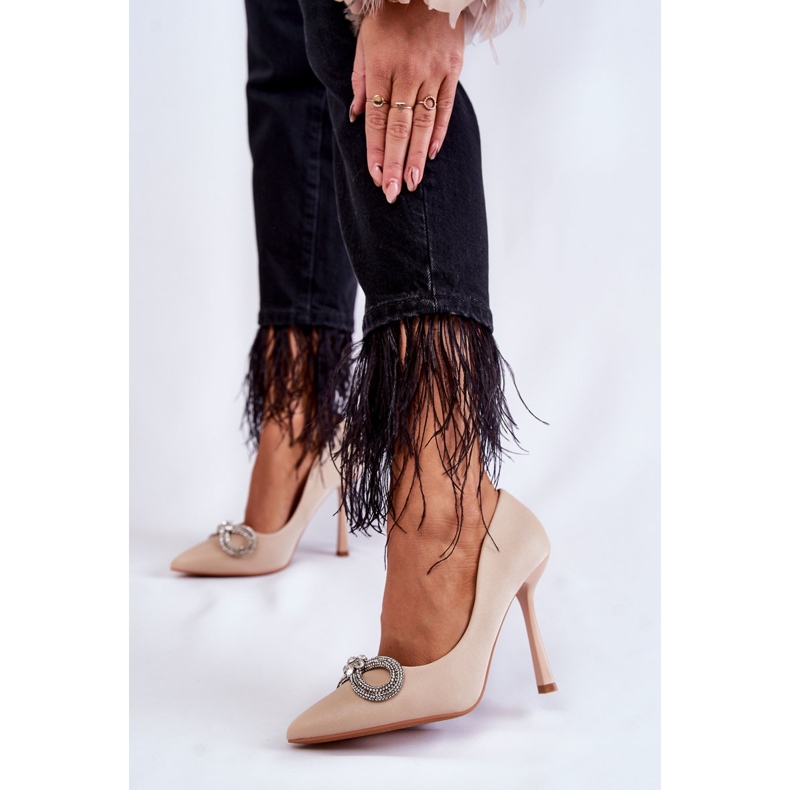 PS1 Stilettos Alyssa Bej Eleganti Cu Fundita 2 PS1 Stilettos Alyssa Bej Eleganti Cu Fundita 2