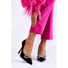 PS1 Tocuri Alyssa Negre Elegante Cu Arc negru 2