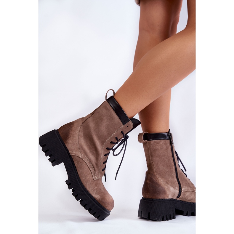 PL5 Cizme Călduțe Clasice De piele intoarsa Caima Maro bej 2 PL5 Cizme Călduțe Clasice De piele intoarsa Caima Maro bej 2