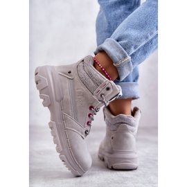 Cizme calde de damă Lee Cooper LCJ-22-01-1373 Gri 3