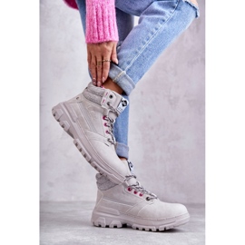 Cizme calde de damă Lee Cooper LCJ-22-01-1373 Gri 1