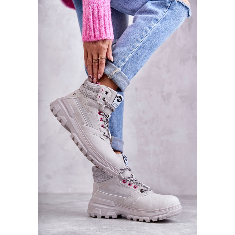 Cizme calde de damă Lee Cooper LCJ-22-01-1373 Gri 1