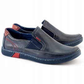 KOMODO Mocasini bărbați 912 bleumarin albastru 2