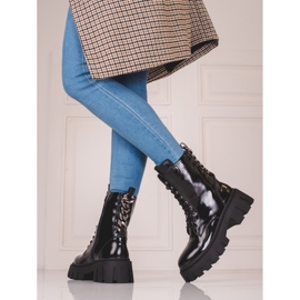 Genți de damă negre Shelovet din piele negru 2