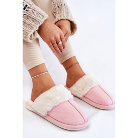 BM Papuci Netezi De Dama Cu Blana Roz Morisea 2 BM Papuci Netezi De Dama Cu Blana Roz Morisea 2