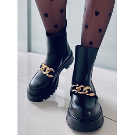 BM Cizme Chelsea înalte de damă Moby Black negru 2 BM Cizme Chelsea înalte de damă Moby Black negru 2