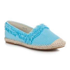 Vices Espadrile Albastre Cu Franjuri albastru 2
