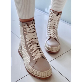 BM adidasi Aileen Beis cu siret bej 4