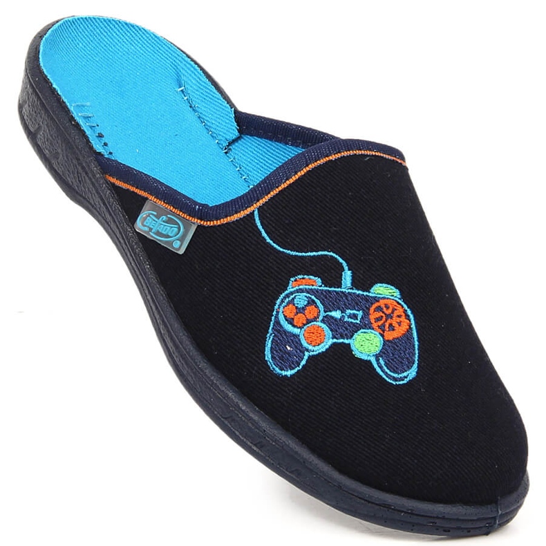 Papuci de casa baieti bleumarin Befado 707Y420 albastru marin 1