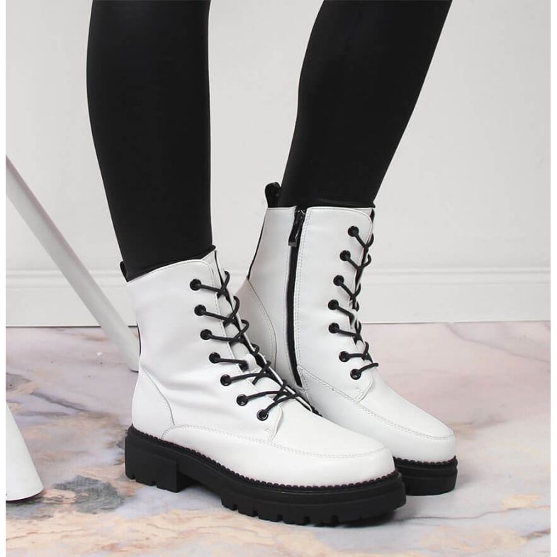 Cizme izolate Laura La.Fi PMR23 alb 2