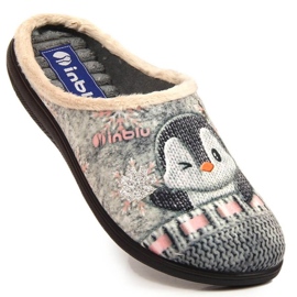 Papuci de casă confortabili și calduri Inblu W ARC25 gri 1 Papuci de casă confortabili și calduri Inblu W ARC25 gri 1