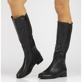 Cizme izolate cu benzi elastice Filippo W PAW399 negru 2