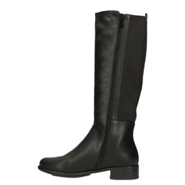 Cizme izolate cu benzi elastice Filippo W PAW399 negru 1
