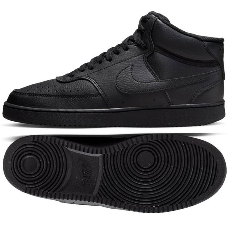 Pantofi Nike Court Vision Mid Next Nature DN3577 003 negru 1 Pantofi Nike Court Vision Mid Next Nature DN3577 003 negru 1