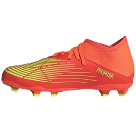 Pantofi de fotbal Adidas Predator Edge.3 Fg Jr GW0980 roșu portocale si rosii 1 Pantofi de fotbal Adidas Predator Edge.3 Fg Jr GW0980 roșu portocale si rosii 1