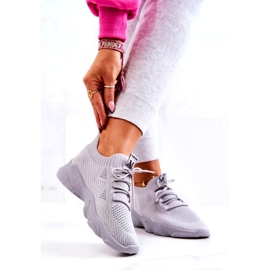 PS1 Pantofi Sport Pantofi Tesatura Gri Nolene 1