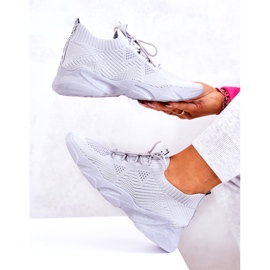 PS1 Pantofi Sport Pantofi Tesatura Gri Nolene 4