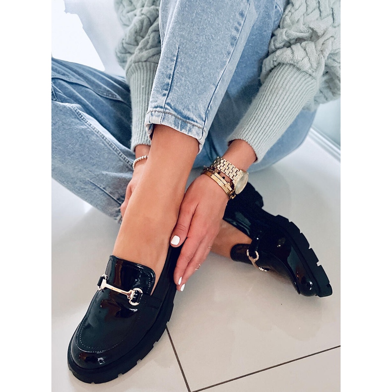 PA1 Mocasini de dama Bridget Black negru 2