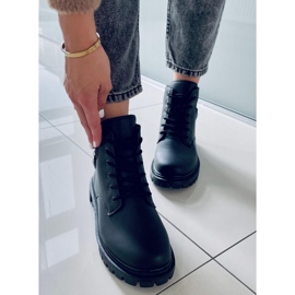 BM Cizme trappers dama Atomic Black negru 1