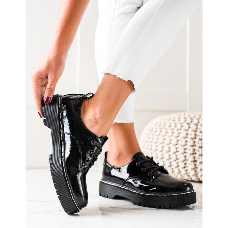 Pantofi negri VINCEZA negru 2