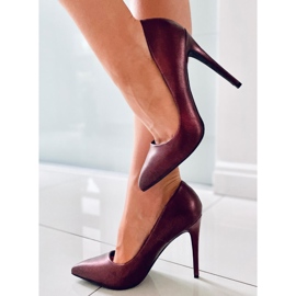 Tocuri înalte damă Leda Red roșu 1