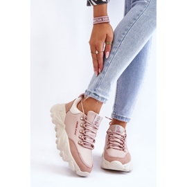 Pantofi de damă cu platformă Cross Jeans KK2R4072C Nud roz 1