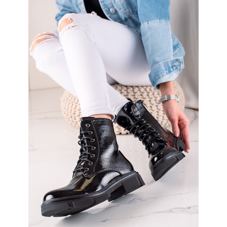 Marquiz Lucrători lacuiți negru 1