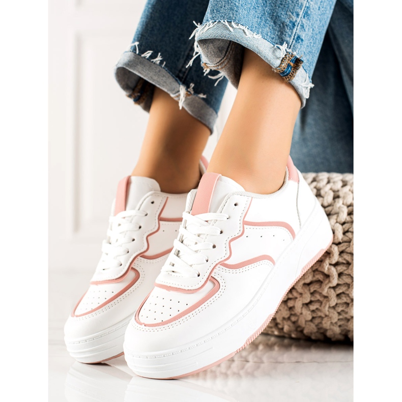 Weide Pantofi comozi casual alb 2