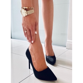 PA1 Tocuri de damă din satin Talia Black negru 2