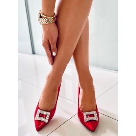PA1 Tocuri împodobite de damă Deborah Red roșu 1