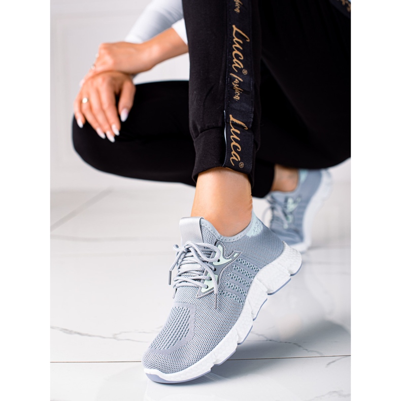 SHELOVET Pantofi sport ușori gri 1