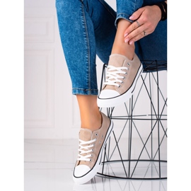 SHELOVET Pantofi bej clasici 1