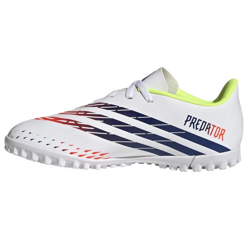 Pantofi de fotbal Adidas Predator Edge.4 V Tf Jr GV8496 alb alb 1