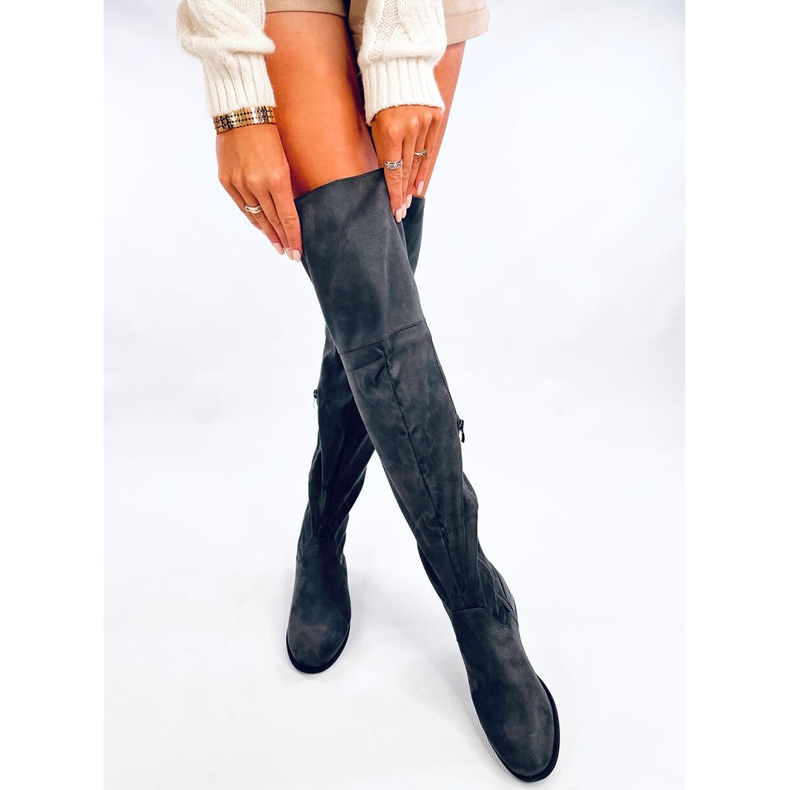 Cizme Scott Gray gri 1