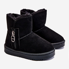 Cizme De Zapada Calde Slip-on Copii Negre Catellie negru 2