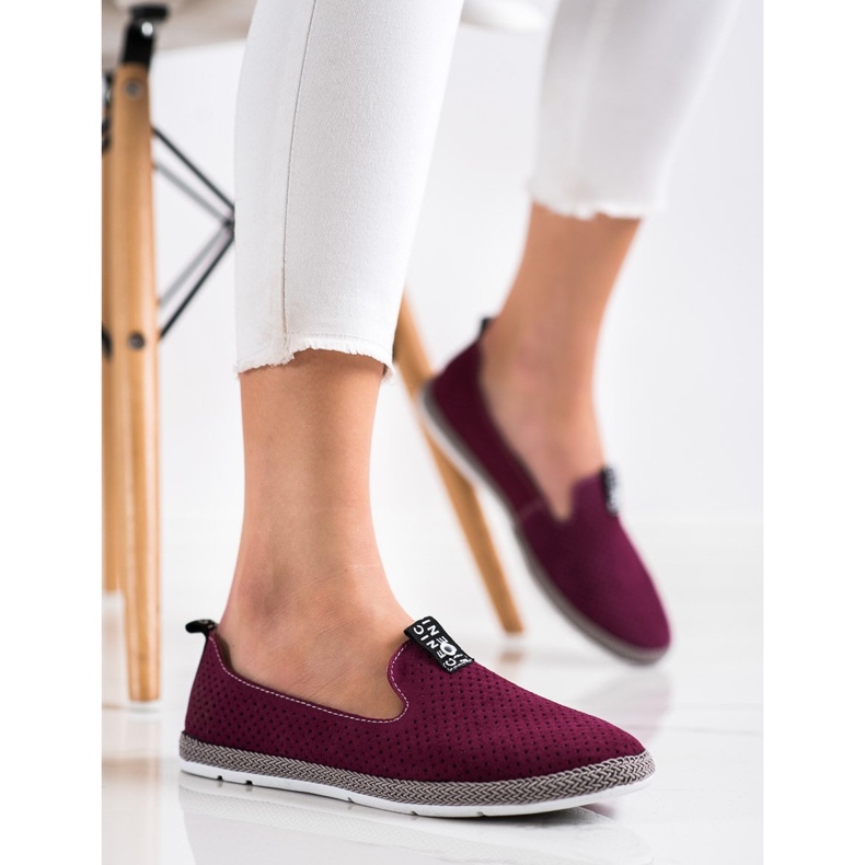 Filippo Pantofi casual din piele roșu 1