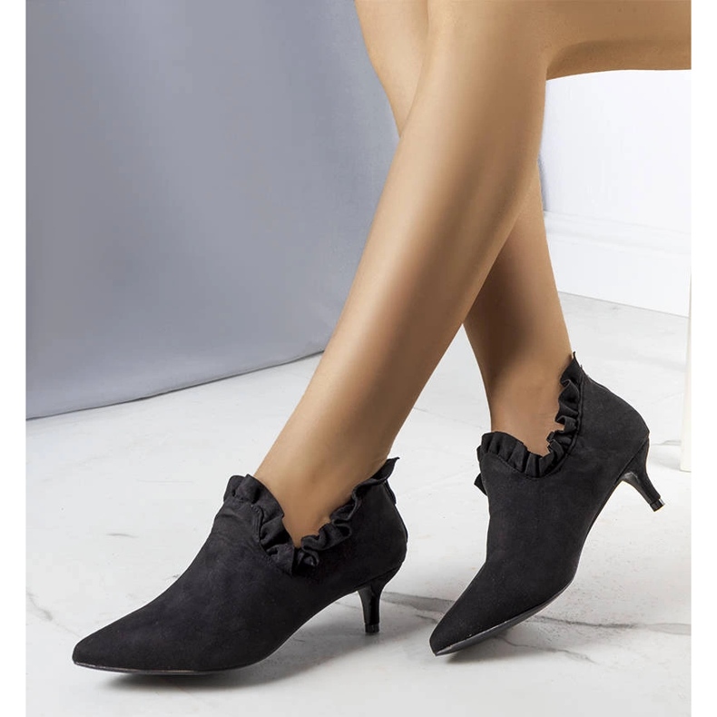 Pompe negre cu căptușeală Gavri negru 2