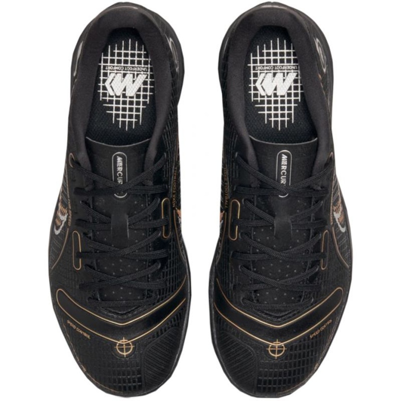 Pantofi de fotbal Nike Mercurial Vapor 14 Academy Ic Jr DJ2861-007 negru negru 1