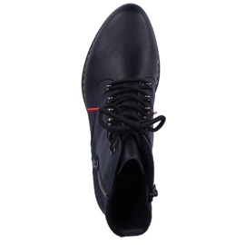 Cizme izolate confortabile Rieker W RKR485A negru 4