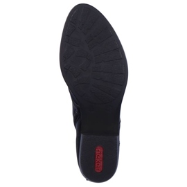 Cizme izolate confortabile Rieker W RKR485A negru 6
