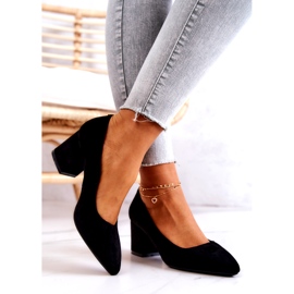 Pompe din piele intoarsa Sergio Leone PB411 Negru 2