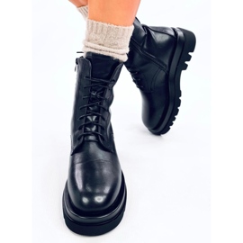 Cizme West Black cu talpă înaltă negru 1