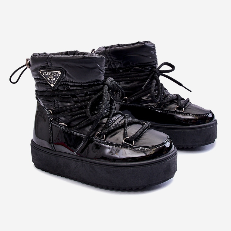 Cizme Izolatoare Copii Negre Colina negru 1