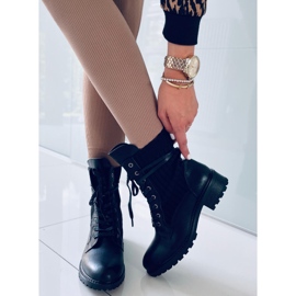 BM Cizme cu partea superioară flexibilă Torvi Black negru 2