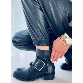 BM Cizme cu șireturi Billy Black negru 1 BM Cizme cu șireturi Billy Black negru 1