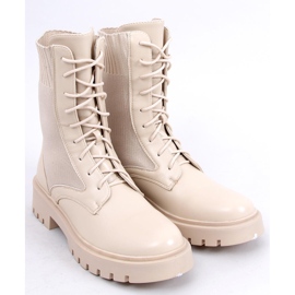 BM Cizme cu partea superioara elastica Cass Beige bej 5