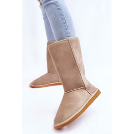 BM Cizme de zăpadă înalte din piele intoarsa de dama, izolate, bej Reyma 2 BM Cizme de zăpadă înalte din piele intoarsa de dama, izolate, bej Reyma 2