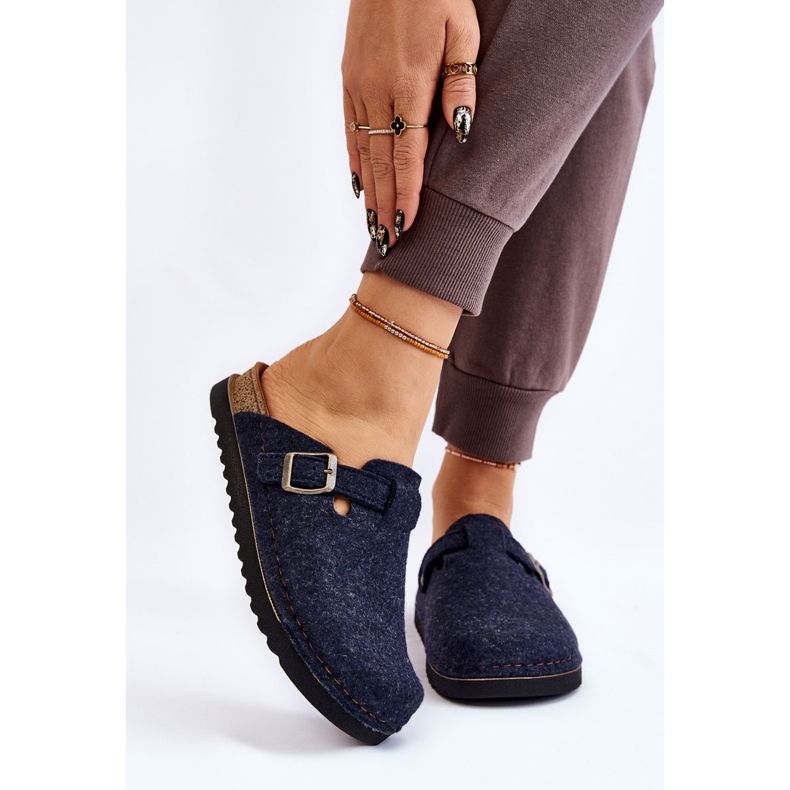 Papuci Preventivi Dama Inblu DJ-07-041 Bleumarin albastru 1