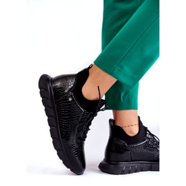 Vinceza Pantofi slip-on de damă negri Soroco negru 4